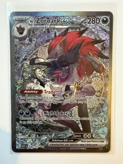 Pokemon TCG N’s Zoroark EX 286/217 Ascended Heroes MINT Pack Fresh - Image 1
