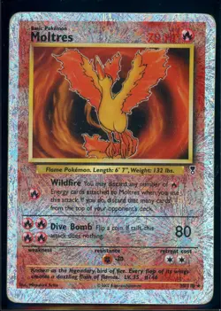 Pokemon LEGENDARY COLLECTION - #30/110 Moltres - Reverse Holo - ENG - DMG/INK - Image 1