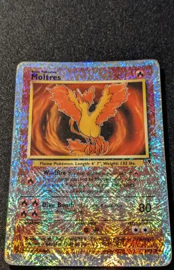 Pokemon LEGENDARY COLLECTION - #30/110 Moltres - Reverse Holo - ENG - DMG/INK - Image 4