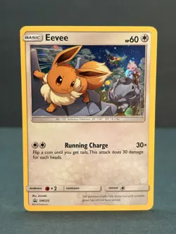 Pokemon Eevee SM235 Black Star Promo LP - Rare Holo - Sun & Moon - Image 1