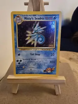 Pokemon TCG Misty's Seadra Prerelease Card 9/132 - Image 1
