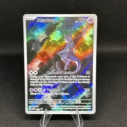 SUPER CLEAN - MEWTWO SVP 052 151 Promo Illustration Rare Pokemon - Image 1