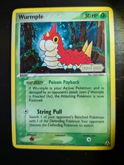 Wurmple Reverse Holo Stamped ex Legend Maker 70/92 Pokemon *Swirl* LP - Image 3