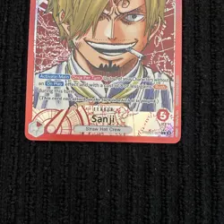 Sanji PRB01-001 Leader English NM Alt Art PRB-01 Premium The Best One Piece Card - Image 3