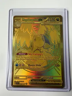 Pokemon TCG Mega Dragonite Ex 295/217 Gold Hyper Rare Ascended Heroes NM - Image 1