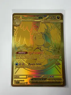 Pokemon TCG Mega Dragonite Ex 295/217 Gold Hyper Rare Ascended Heroes NM - Image 3