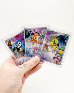 Pokemon First Partner Illustration Collection Piplup Turwi Chimchar NM Full Set - Image 1