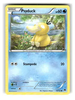 Psyduck 16/122 Common BREAKpoint Pokemon Lightly Played - Image 1