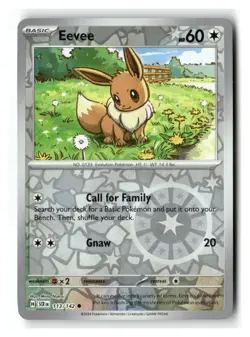 Eevee 113/142 Common Stellar Crown Pokemon Near Mint - Image 1