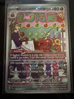 Holo Dipplin - 170/167 Illustration Rare Twilight Masquerade Pokemon TCG NM - Image 2