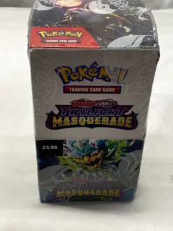 Pokemon TCG Twilight Masquerade Half Booster Box 18 Packs New & Sealed - Image 1