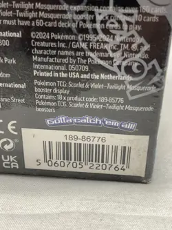 Pokemon TCG Twilight Masquerade Half Booster Box 18 Packs New & Sealed - Image 5