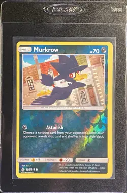 Murkrow Reverse Holo Common 108/214 Pokemon TCG Sun & Moon Unbroken Bonds NM - Image 3