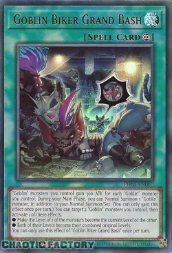 YUGIOH PHNI-EN060 Goblin Biker Grand Bash Ultra Rare 1st Edition NM - Image 1