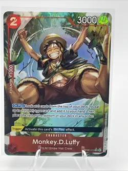 Monkey.D.Luffy OP06-013 Alt Art (AA) One Piece - Wings of the Captain ENGLISH - Image 1