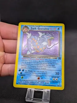 Dark Gyarados 8/82 Holo Team Rocket Pokemon Card WOTC NM - Image 3