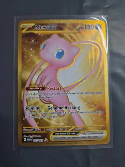 Non-Metal Mew ex 205/165 S&V 151 Gold Hyper Rare Pokemon Card - Image 1