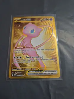 Non-Metal Mew ex 205/165 S&V 151 Gold Hyper Rare Pokemon Card - Image 2