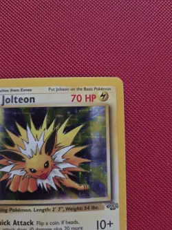 Jolteon 04/64 Holo Rare Pokemon Card English Jungle 1999 WOTC TCG CCG Unlimited - Image 3
