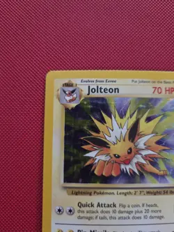 Jolteon 04/64 Holo Rare Pokemon Card English Jungle 1999 WOTC TCG CCG Unlimited - Image 4
