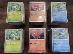 POKEMON 151 BULK BUNDLE - 166 cards - No Duplicates - Image 1