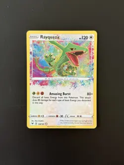 Rayquaza 138/185 Pokemon Vivid Voltage Holo Card - Image 1