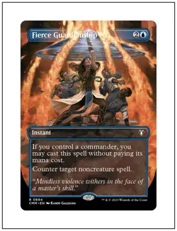 1x Fierce Guardianship, Borderless Art, Commander Masters, Magic MTG NM - Image 1