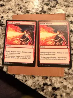 1X Magic The Gathering - CLB Baldur's Gate - Breath Weapon - Unplayed - Image 1