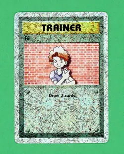 Bill Pokemon Legendary Collection Reverse Holo 108/110 DMG DAMAGED - Image 1