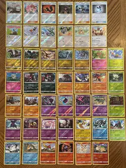 POKEMON SUN & MOON UNIFIED MINDS SET HOLO FOIL RARE 2019 POKEMON TCG Card Lot - Image 1