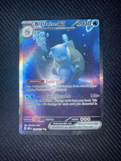 Pokemon TCG Blastoise EX Sir 200/165 Scarlet & Violet 151 - Image 1