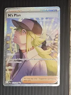 Pokemon TCG N's Plan 170/86 Special Illustration Rare Black Bolt - Image 1