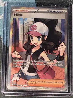 Hilda 164/086 Full Art Ultra Rare White Flare Pokemon TCG Trainer Card - Image 1