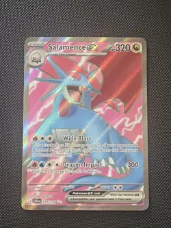 Salamence EX 177/159 Journey Together Full Art Holo NM Pokemon TCG - Image 1
