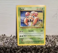 Pokemon Paras - WOTC Jungle Set Common 59/64 Unlimited 1999 - Image 1