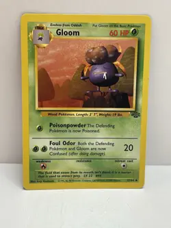Pokemon TCG WOTC VTG MP Gloom 37/64 Jungle Regular - Image 1