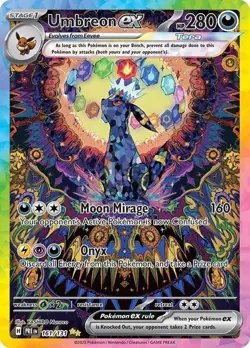 Pokemon Umbreon ex 161/131 Prismatic Evolutions Full Art Holo Special Illustrat… - Image 1