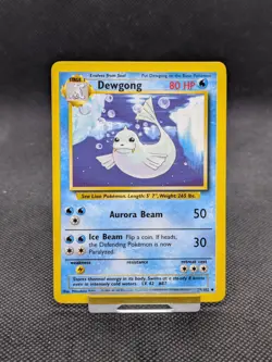 Dewgong 25/102 Base Set Uncommon Pokemon WOTC LP-NM - Image 1