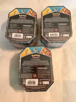 Last Chance! Delist on 4/3 Pokemon TCG Eevee Evolutions Tins (Set of 3) - Image 2