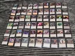 MTG Lot of 60 CREATURES-(WIZARDS/WARLOCKS/CLERICS-BLACK ONLY) - Image 1