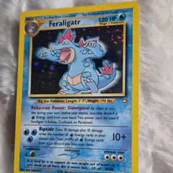 Pokemon Feraligatr 5/111 Neo Genesis Holo Rare 2000 Stage 2 120 HP - Image 3