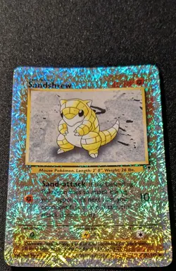 Pokemon LEGENDARY COLLECTION - #91/110 Sandshrew - Reverse Holo - ENG - MP/LP - Image 4