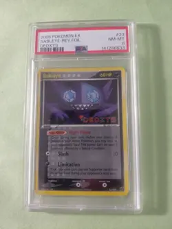 Pokemon TCG Sableye Deoxys Stamped Reverse Holo PSA 8 - Image 1