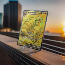 Holo Ninetales ex - 186/165 Ultra Rare Scarlet & Violet 151 Pokemon TCG NM - Image 1