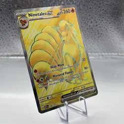 Holo Ninetales ex - 186/165 Ultra Rare Scarlet & Violet 151 Pokemon TCG NM - Image 3