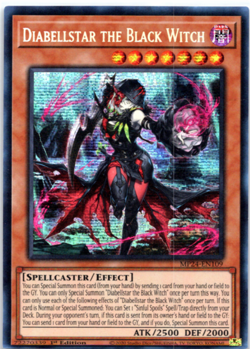 Diabellstar the Black Witch - MP24-EN109 - Secret Rare 1st Edition Yugioh - Image 1
