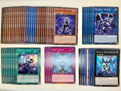Yugioh Complete Competitive Firewall Dragon Deck + Extra Deck + Bonus Gift - Image 1