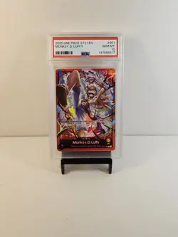 2025 One Piece ST21 EN #001 Monkey D. Luffy Gear 5 PSA Gem Mint 10 POP 171 - Image 2