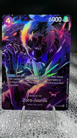 One Piece Zoro-Juurou (ST18-004/166) OP12 Legacy of the Master NM FOIL- SP - Image 1