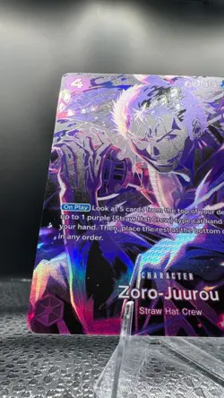 One Piece Zoro-Juurou (ST18-004/166) OP12 Legacy of the Master NM FOIL- SP - Image 3